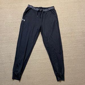 Under armour black joggers